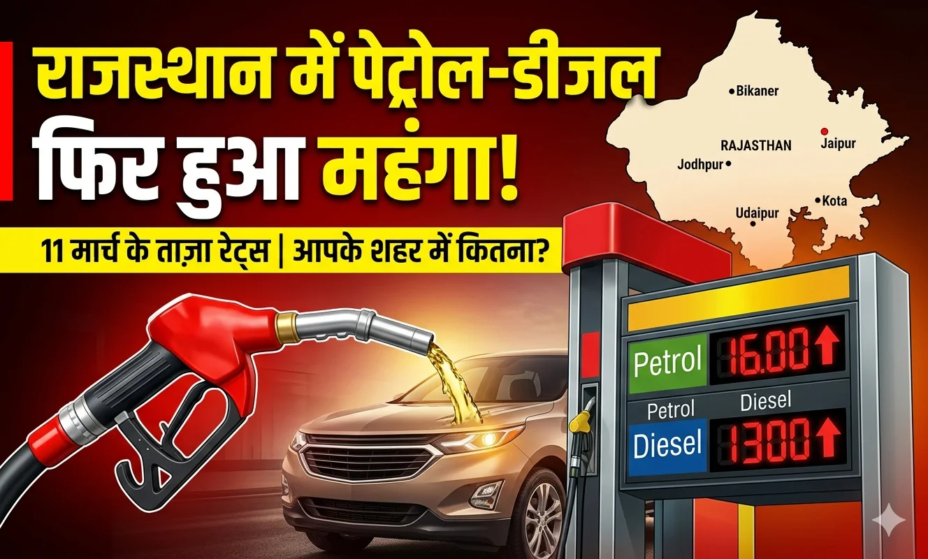 राजस्थान में पेट्रोल-डीजल फिर हुआ महंगा